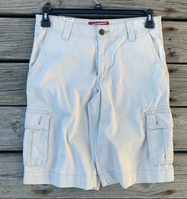 Arizona jeans 2025 khaki shorts